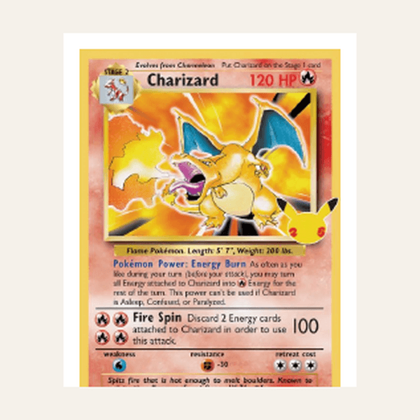 Charizard Holo Card Rug