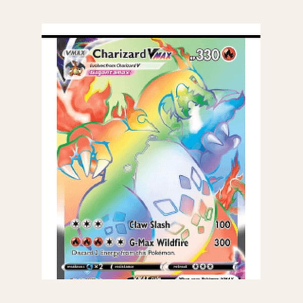 Charizard Vmax Rainbow Rug