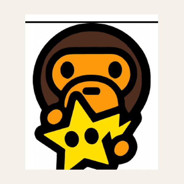 BAPE Baby Star Rug